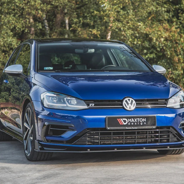 Maxton Design Maxton Racing Front Splitter V2 Volkswagen Golf 7 R Facelift 17-20