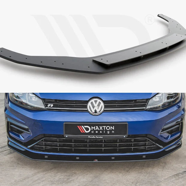 Maxton Design Maxton Racing Front Splitter Volkswagen Golf 7 R Facelift 17-20