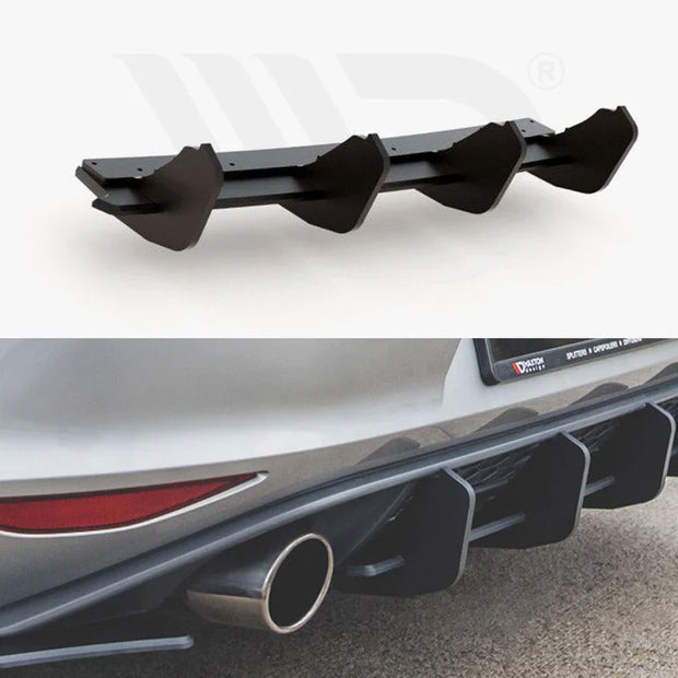 Maxton Design Maxton Racing Rear Diffuser V.2 Volkswagen Golf MK7 GTI 13-16