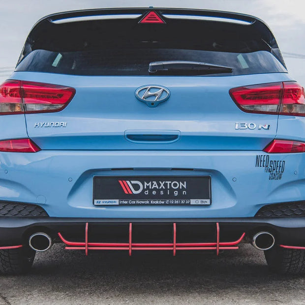 Maxton Design Maxton Racing Rear Diffuser V1 Hyundai I30 N MK3 Hatchback 01-20