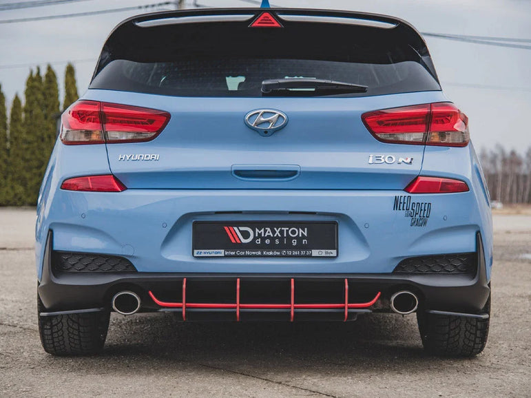 Maxton Design Maxton Racing Rear Diffuser V2 Hyundai I30 N MK3 Hatchback 01-20