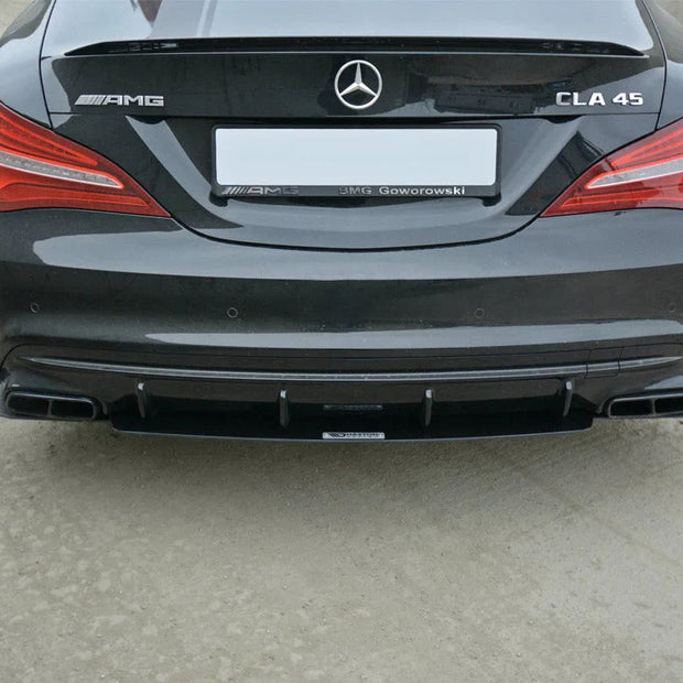Maxton Design Racing Rear Side Splitters Mercedes CLA45 AMG C117 Facelift 01-19