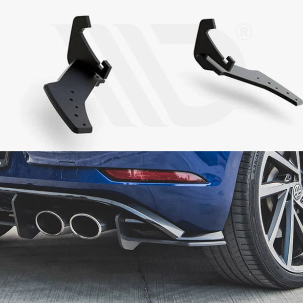 Maxton Design Maxton Racing Rear Side Splitters Volkswagen Golf 7 R Facelift 17-20