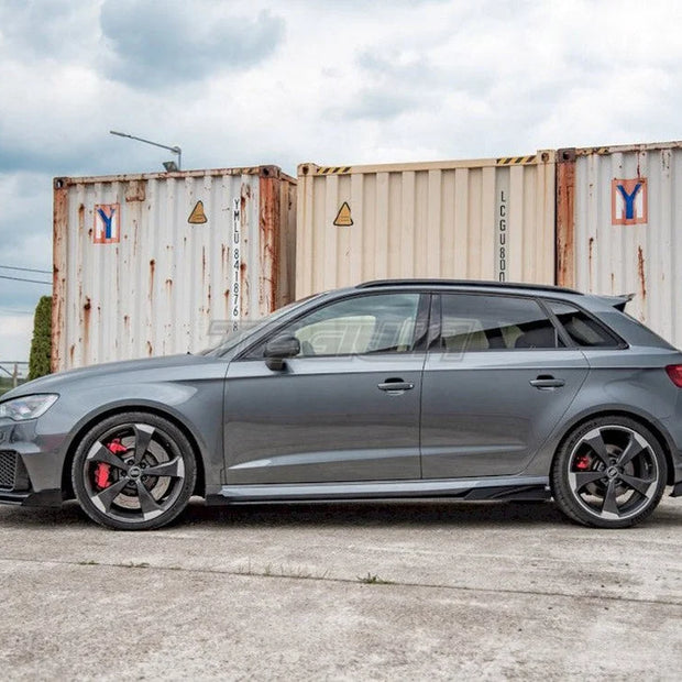 Maxton Design Maxton Racing Side Skirt Splitters +flaps Audi RS3 8V Sportback 15-16
