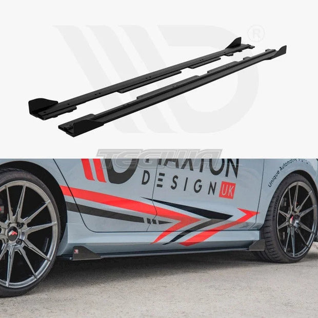 Maxton Design Maxton Racing Side Skirt Splitters +flaps Ford Fiesta MK8 ST ST Line 2017-