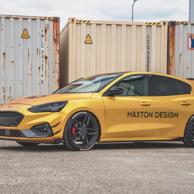 Maxton Design Maxton Racing Side Skirt Splitters +flaps Ford Focus MK4 ST MK4 ST Line 2019-