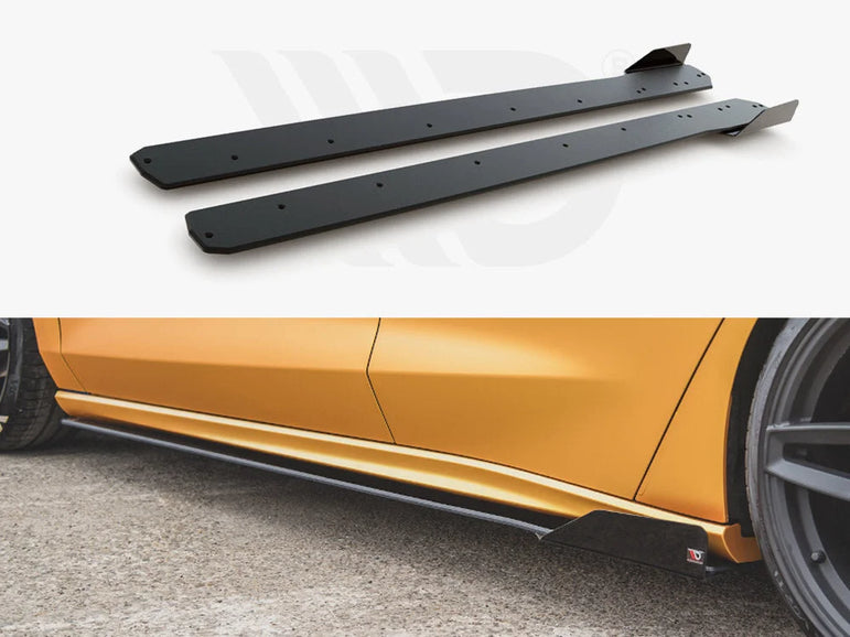 Maxton Design Maxton Racing Side Skirt Splitters +flaps Ford Focus MK4 ST MK4 ST Line 2019-