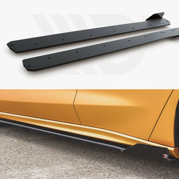 Maxton Design Maxton Racing Side Skirt Splitters +flaps Ford Focus MK4 ST MK4 ST Line 2019-