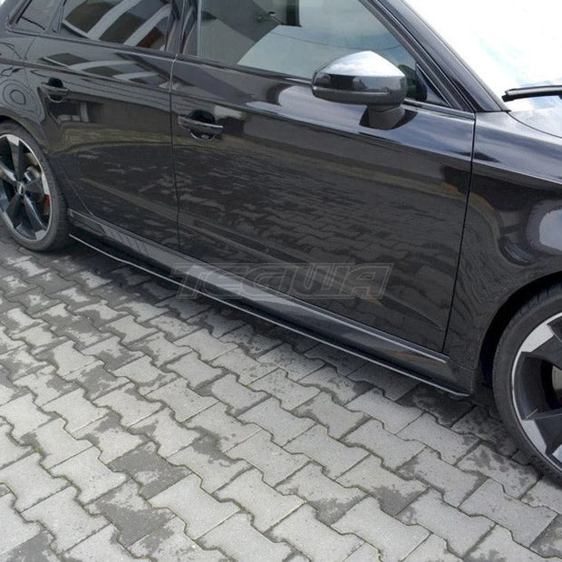 Maxton Design Racing Side Skirts Diffusers V.1 Audi RS3 8V Facelift Sportback 2017-20