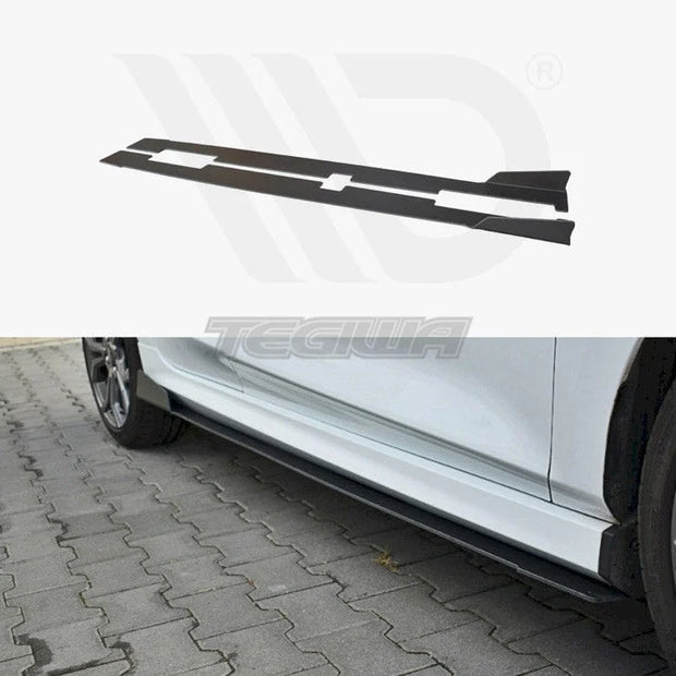 Maxton Design Racing Side Skirts Diffusers V.1 Ford Fiesta MK8 ST ST-Line