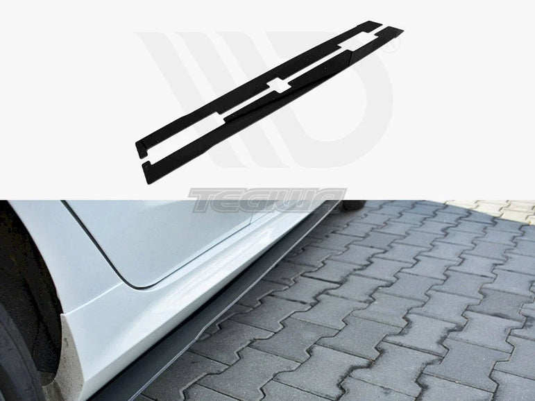 Maxton Design Racing Side Skirts Diffusers V.2 Ford Fiesta MK8 ST ST-Line