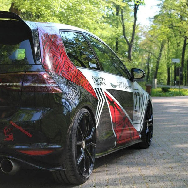 Maxton Design Racing Side Skirts Diffusers Volkswagen Golf MK7 GTI Clubsport 16-17