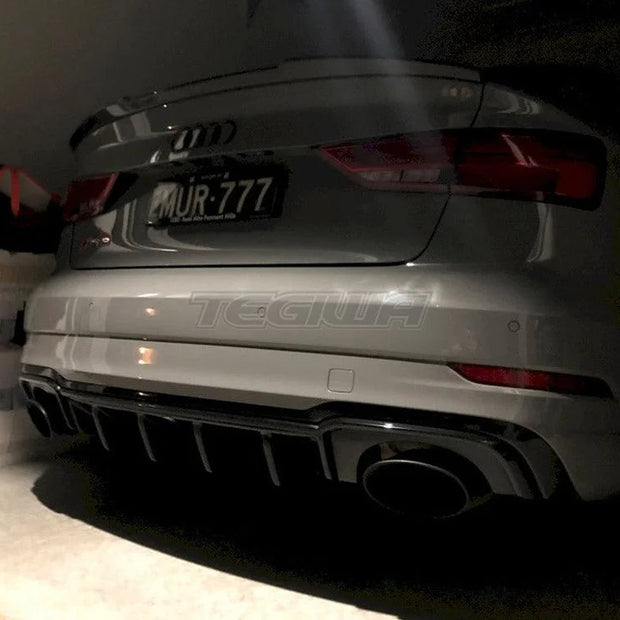 Maxton Design Rear Diffuser Audi RS3 8V Facelift Sedan 2017-20