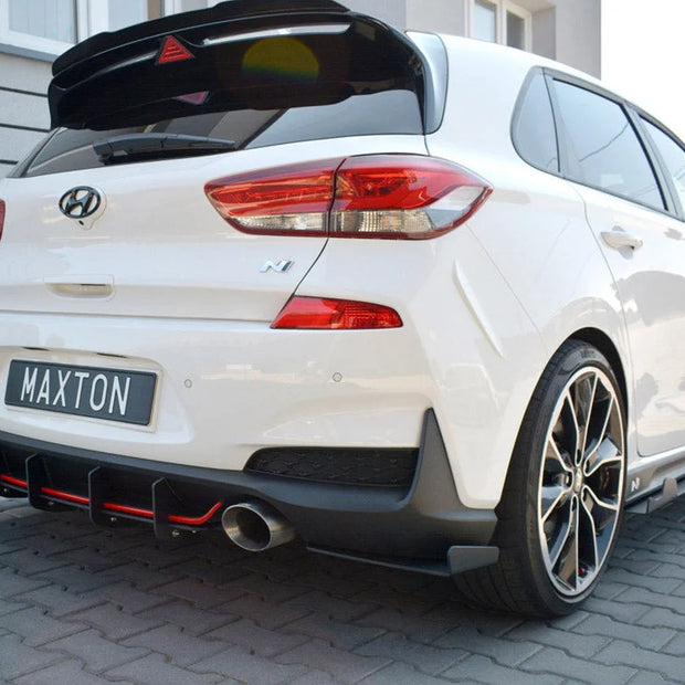 Maxton Design Rear Diffuser Hyundai I30 MK3 N 01-20