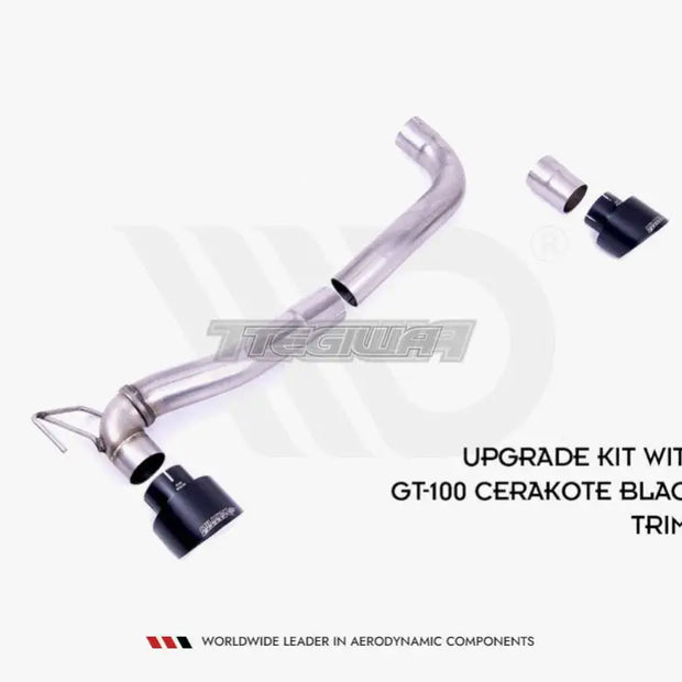 Maxton Design Rear Diffuser + Milltek RS Upgrade KIT - Ford Fiesta MK8 ST & MK8.5 ST 01-22