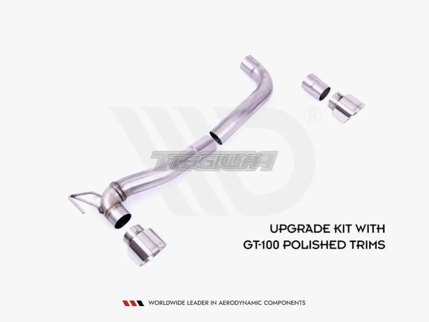 Maxton Design Rear Diffuser + Milltek RS Upgrade KIT - Ford Fiesta MK8 ST & MK8.5 ST 01-22