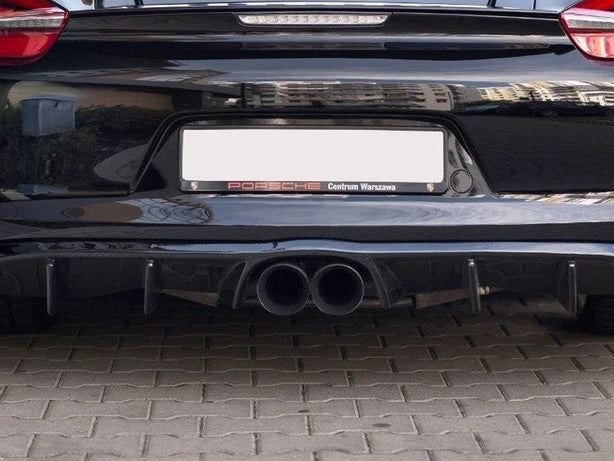 Maxton Design Rear Diffuser Porsche Cayman MK2 981C 2013-