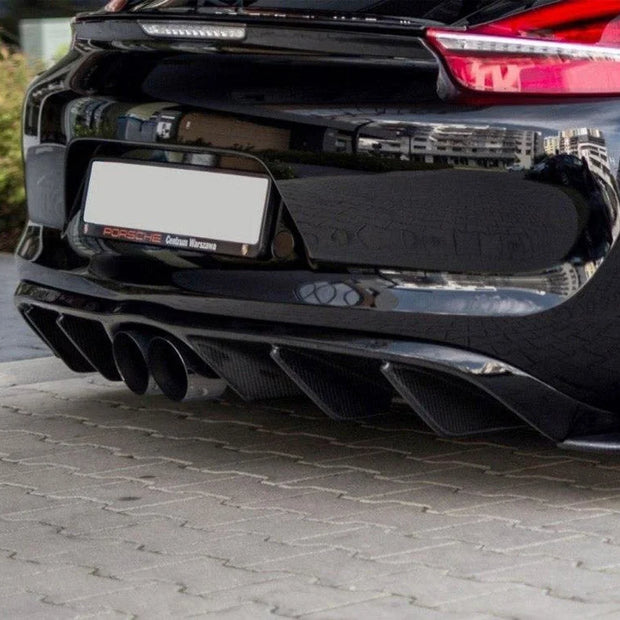 Maxton Design Rear Diffuser Porsche Cayman MK2 981C 2013-