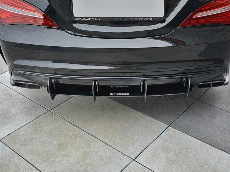 Maxton Design Rear Diffuser V.1 Mercedes CLA A45 AMG C117 Facelift 2017-UP