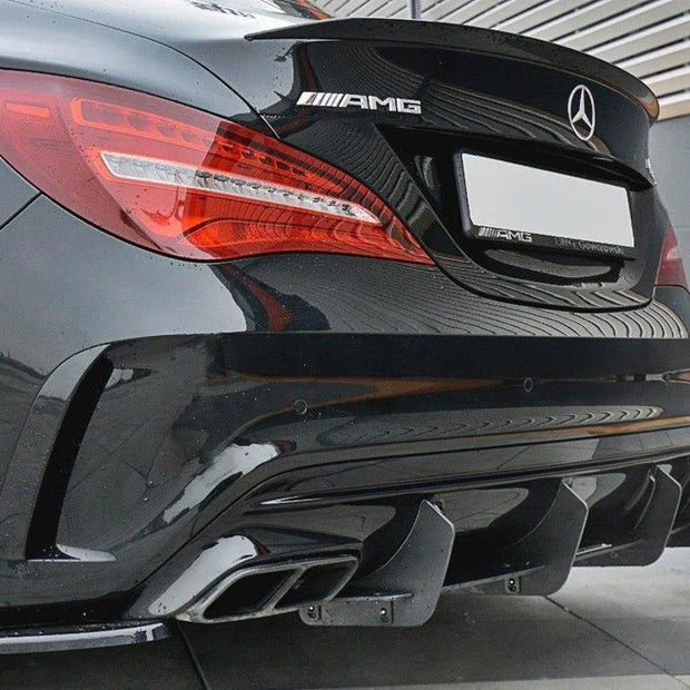 Maxton Design Rear Diffuser V.1 Mercedes CLA A45 AMG C117 Facelift 2017-UP