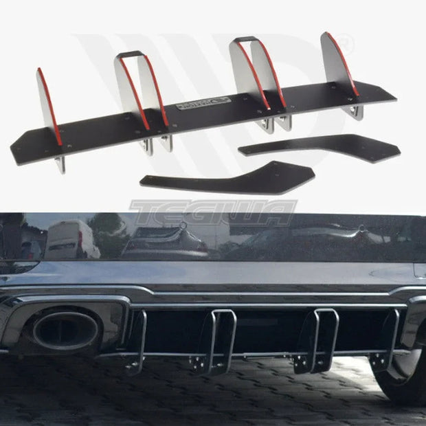 Maxton Design Rear Diffuser V.2 Audi RS3 8V FL Sportback