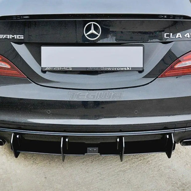 Maxton Design Rear Diffuser V.2 Mercedes CLA A45 AMG C117 Facelift 2017-UP