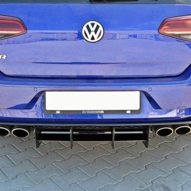 Maxton Design Rear Diffuser Volkswagen Golf R 7.5 2017-19