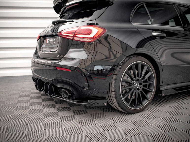 Maxton Design Rear Side Flaps Mercedes A35 AMG Hatchback Aero Pack W177