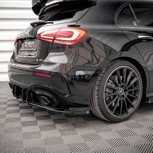 Maxton Design Rear Side Flaps Mercedes A35 AMG Hatchback Aero Pack W177