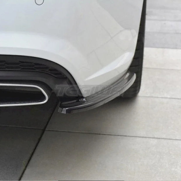 Maxton Design Rear Side Splitters Audi A6 C7 Avant S-line S6 C7 Avant Facelift 14-18