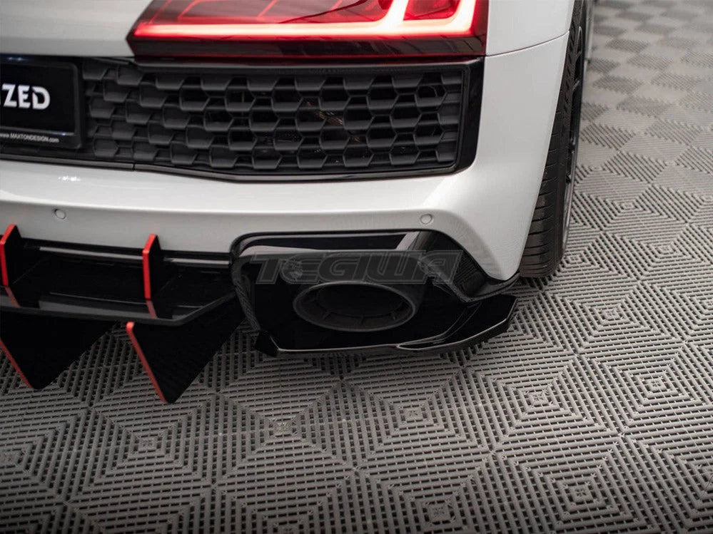 Maxton Design Rear Side Splitters Audi R8 Mk2 Facelift