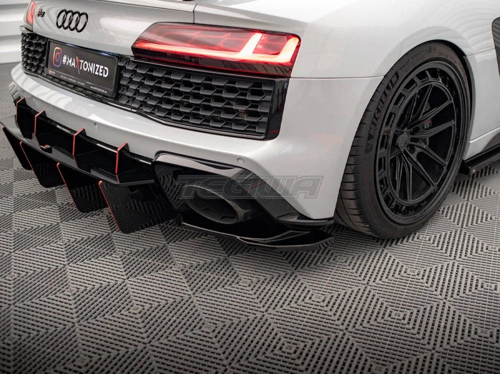 Maxton Design Rear Side Splitters Audi R8 Mk2 Facelift