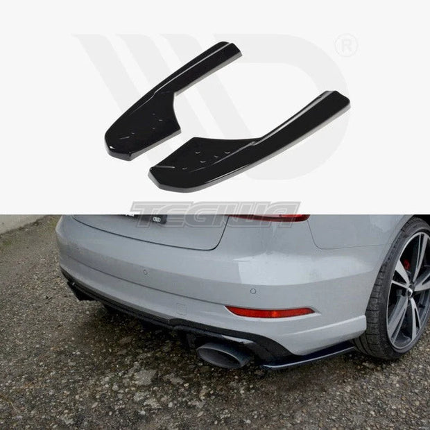 Maxton Design Rear Side Splitters Audi RS3 8V Facelift Sedan 2017-20