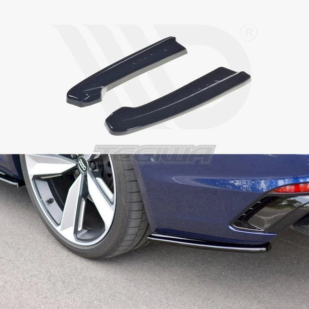 Maxton Design Rear Side Splitters Audi RS4 B9 Avant 17-19
