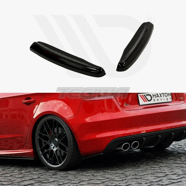 Maxton Design Rear Side Splitters Audi S3 8V Sportback