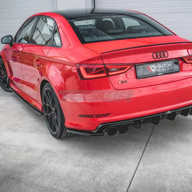Maxton Design Rear Side Splitters Audi S3 Sedan 8V 13-16