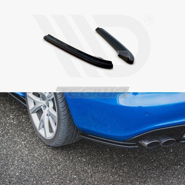 Maxton Design Rear Side Splitters Audi S4 A4 S-line B8 Sedan 09-11