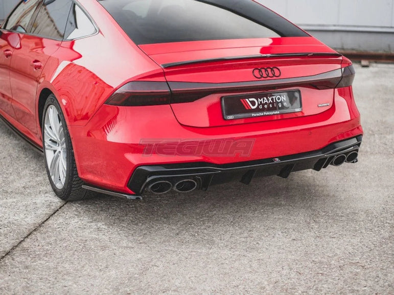 Maxton Design Rear Side Splitters Audi S7 C8 2017-