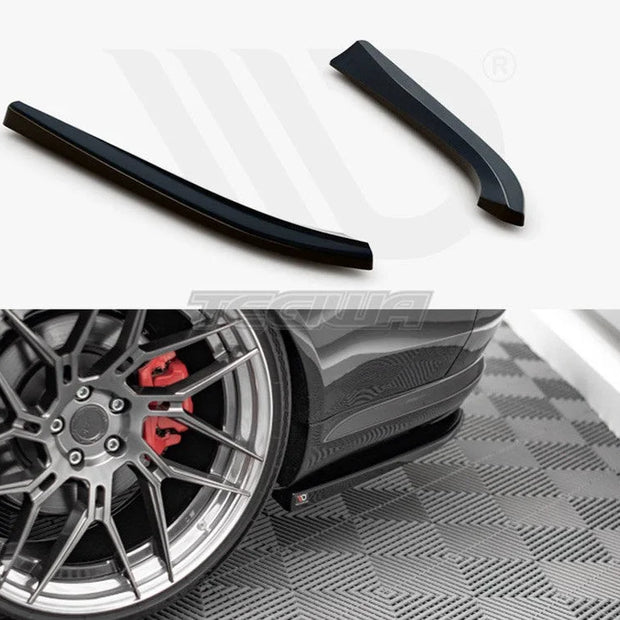 Maxton Design Rear Side Splitters Audi S8 D3 09-10