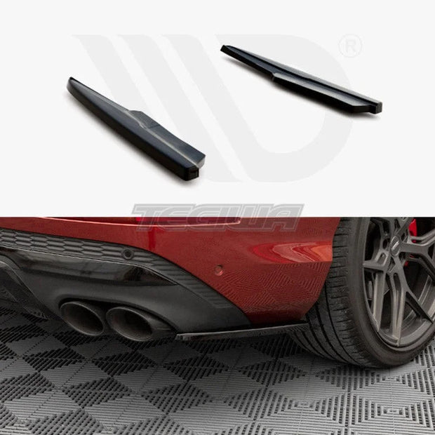 Maxton Design Rear Side Splitters Audi SQ7 Q7 S-line MK2 4M Facelift 2019-