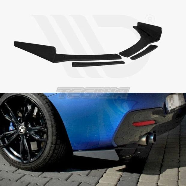 Maxton Design Rear Side Splitters BMW 1-Series F20 F21 M-power Facelift 2015-19