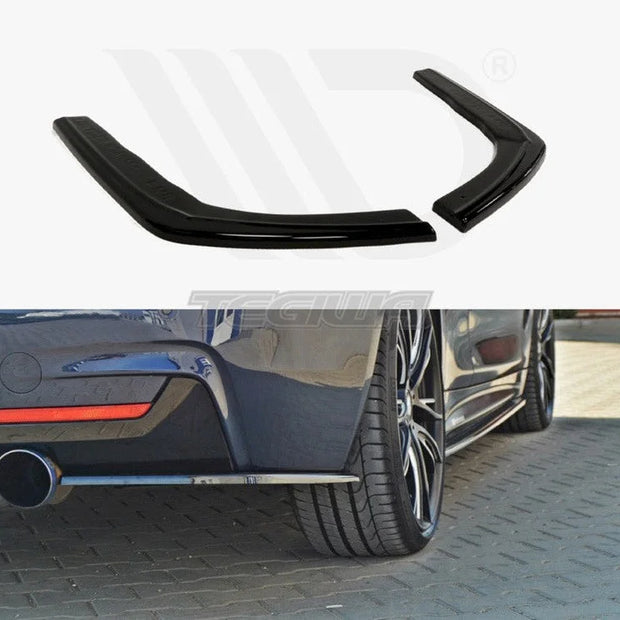 Maxton Design Rear Side Splitters BMW 4-Series F32 M-sport 13-16