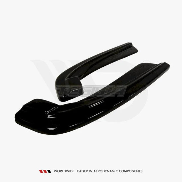Maxton Design Rear Side Splitters BMW 5-Series F11 M-pack Fits TWO Single Exhaust Ends