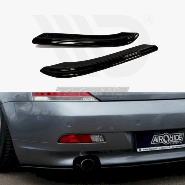 Maxton Design Rear Side Splitters BMW 6-Series E63 E64 Preface Model
