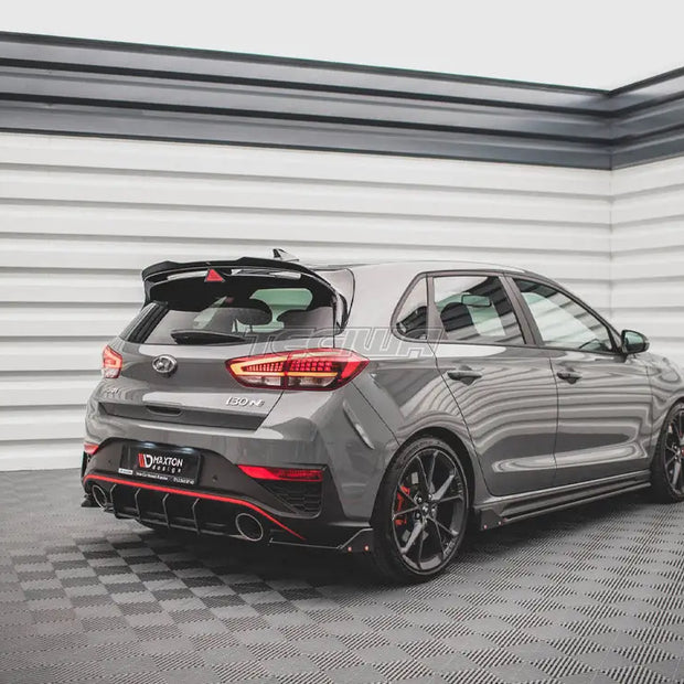 Maxton Design Rear Side Splitters +flaps V.1 Hyundai I30 N Hatchback MK3 Facelift 2020-