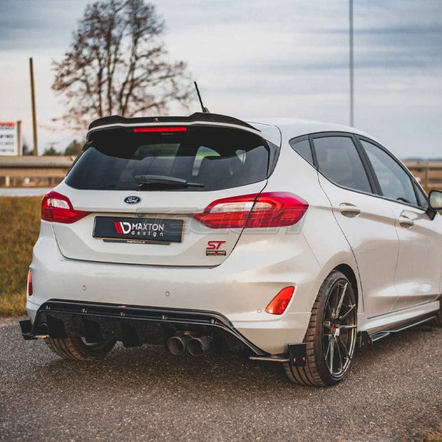 Maxton Design Rear Side Splitters +flaps V.4 Ford Fiesta MK8 ST 2018-