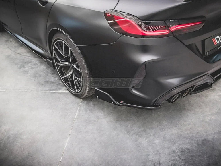 Maxton Design Rear Side Splitters +flaps V1 BMW M8 GRAN Coupe F93 2019-