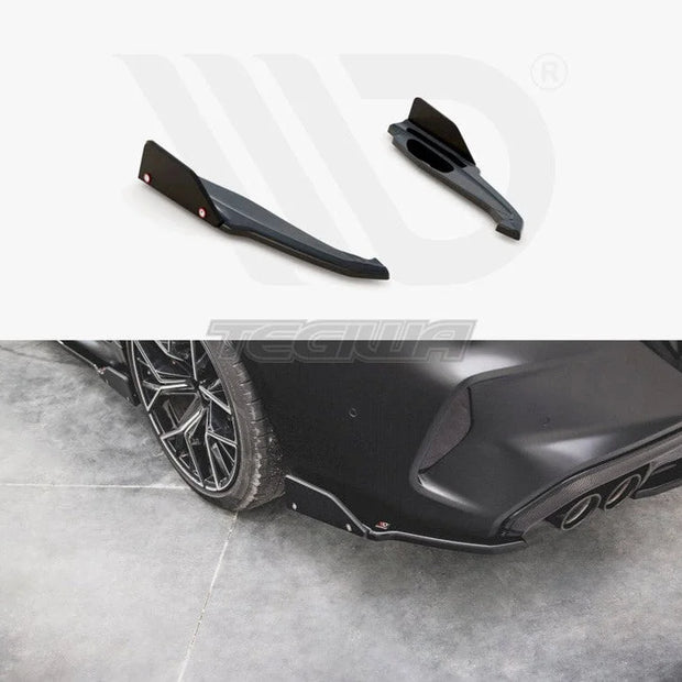 Maxton Design Rear Side Splitters +flaps V1 BMW M8 GRAN Coupe F93 2019-