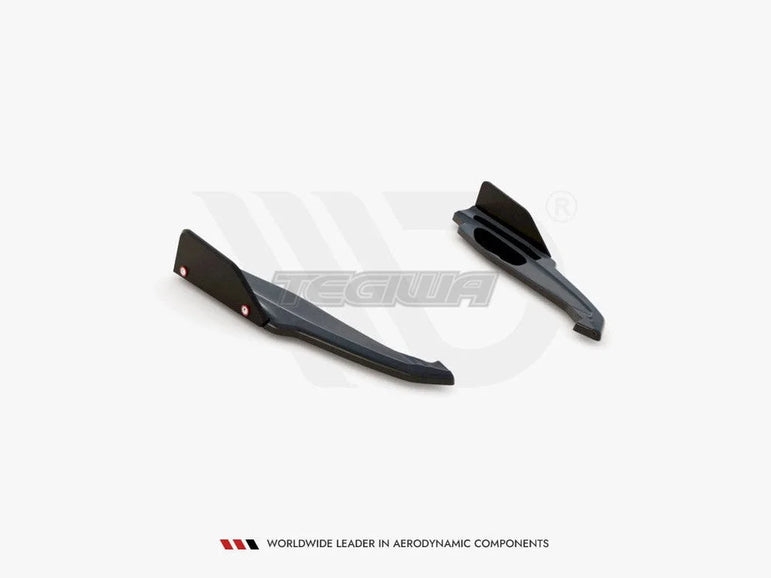 Maxton Design Rear Side Splitters +flaps V1 BMW M8 GRAN Coupe F93 2019-