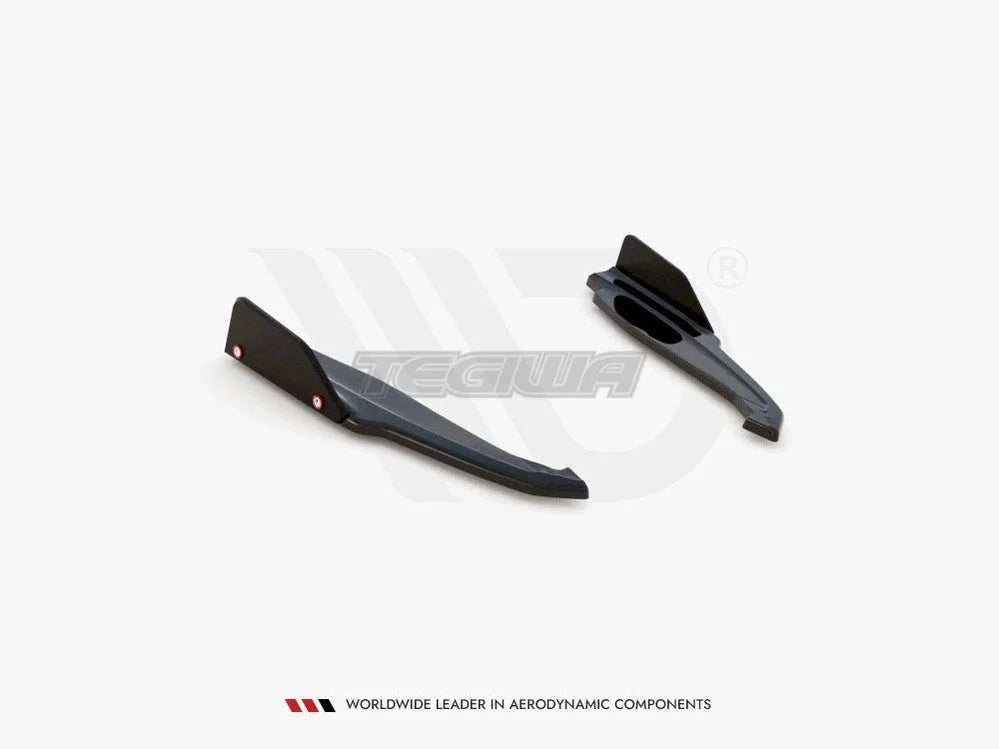 Maxton Design Rear Side Splitters +flaps V1 BMW M8 GRAN Coupe F93 2019-